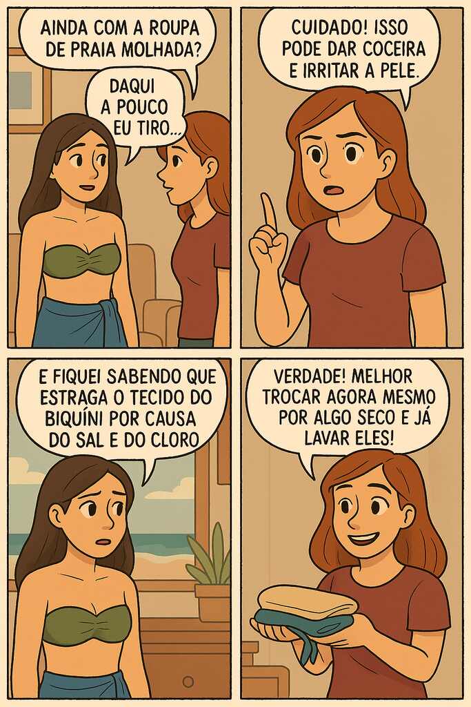 cuidados pos praia