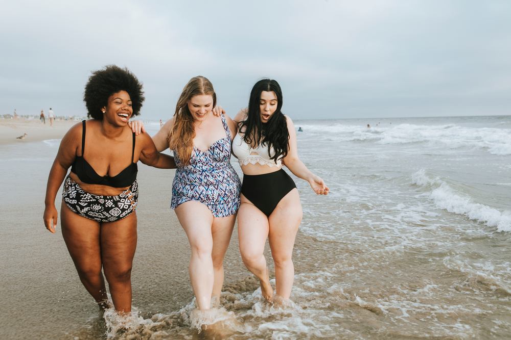 3 mulheres na praia