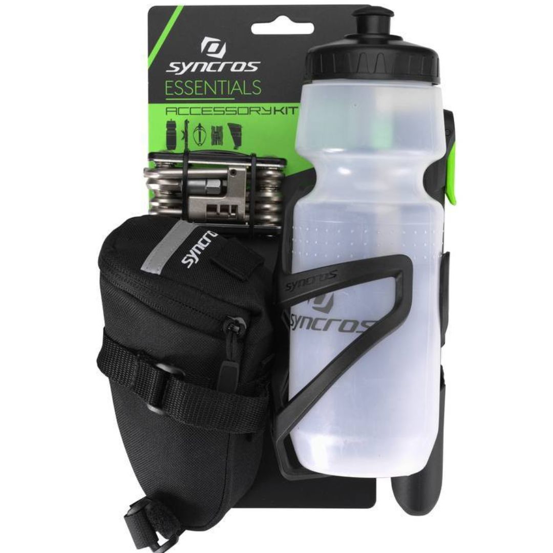 Kit de suporte e garrafa com ferramenta e bomba Syncros Rider 