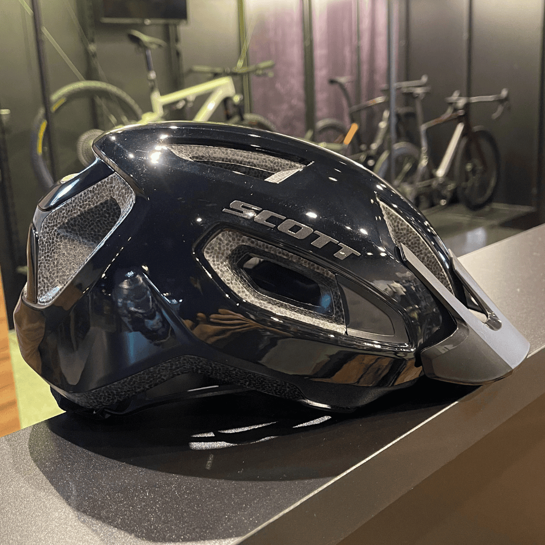 Capacete Scott Supra Preto Brilhante