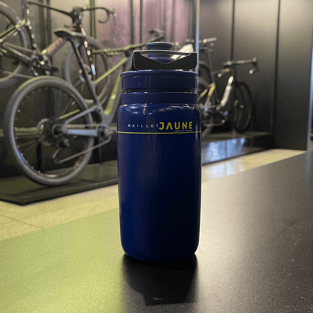 Garrafa Elite Fly Tex 550ml Maillot Jaune Azul Escuro