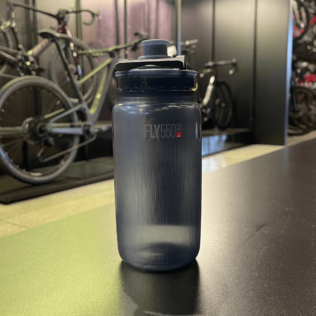 Garrafa Elite Fly Tex 550ml Cinza Escuro
