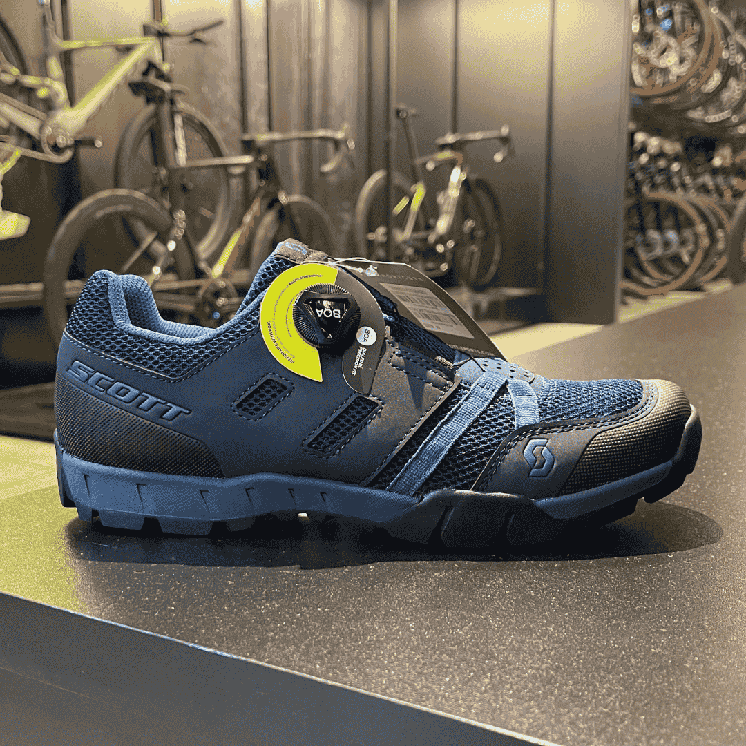 Sapatilha Scott MTB Sport Crus-R Azul E Preta