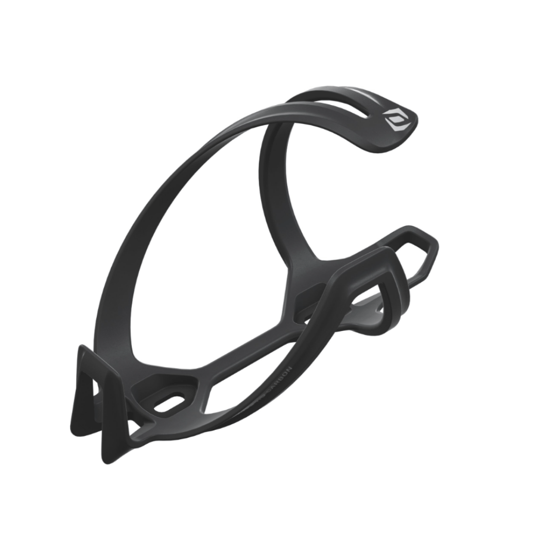 Suporte de Garrafa Syncros em carbono Tailor Cage 1.0 Direito Preto E Branco