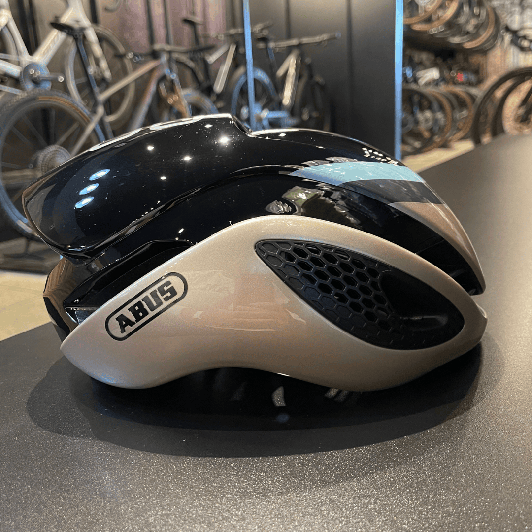 Capacete Abus Gamechanger Dourado/Champagne