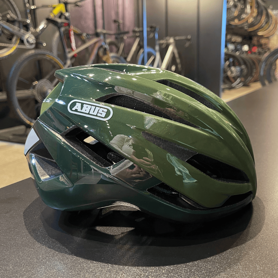 Capacete Abus Stormchaser Verde Militar