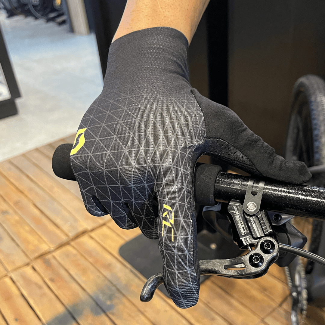 Luva Scott Dedo Longo RC Pro Unissex Preta E Fluor