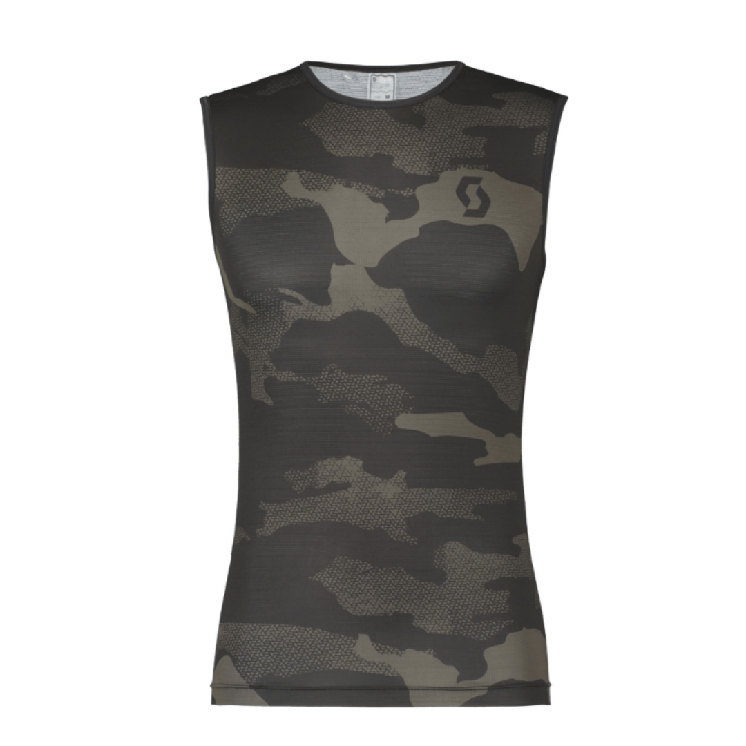 Segunda Pele Scott S/Manga Masculina Camuflada