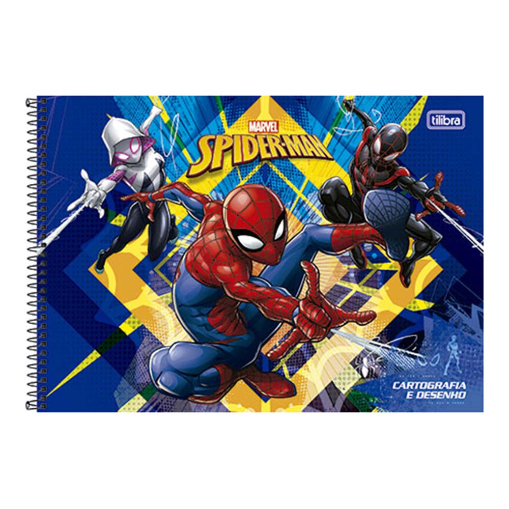 Caderno Desenho Spider Man Game - Tilibra - Dokassa Distribuidora